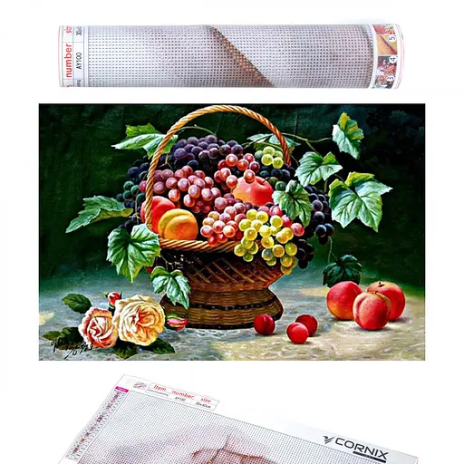 Набір алмазної мозаїки (вишивки) Cornix Art 40 x 30 см AY17 - фото 1