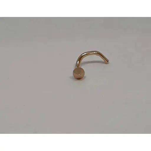 Золота сережка-пірсинг Dear в ніс Dear. 1020 - фото 2