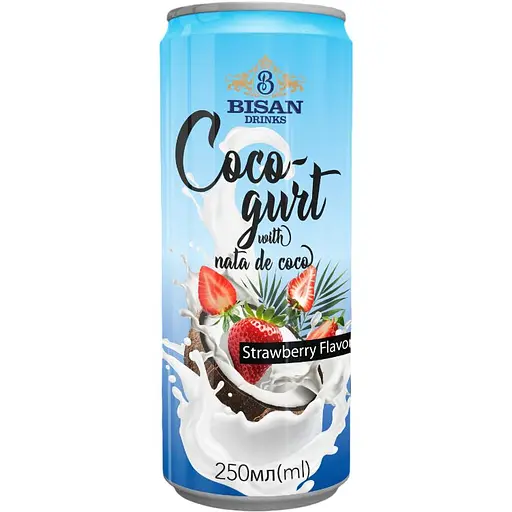 Напиток Bisan Cocogurt drink Strawberry 250 мл  