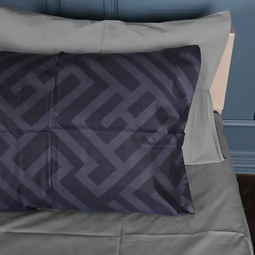 Простирадло MirSon Сатин 22-1396 Geometric Vibes 150х220 см (2200010569155) - фото 6