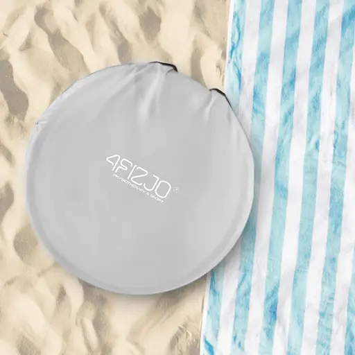 Намет пляжний 4FIZJO Pop-Up 195 x 120 см саморозкладний Blue/Grey (P-5905973405157) - фото 4