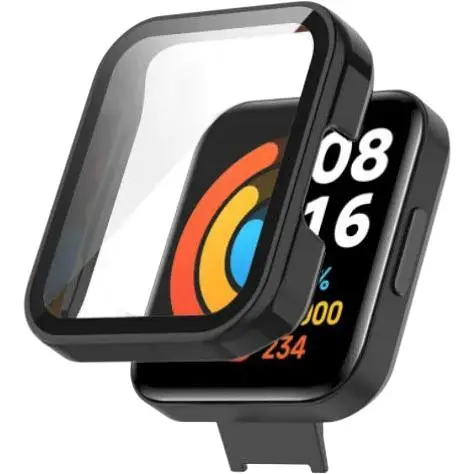 Чехол-накладка DK CDK Пластик Soft-Touch Glass Full Cover для Xiaomi Poco Watch (013581) (black)