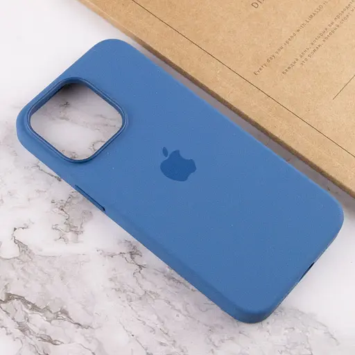 Чохол Epik Silicone case AAA with Magsafe and Animation для Apple iPhone 13 Pro Max 6.7 Синій/Blue Jay - фото 6