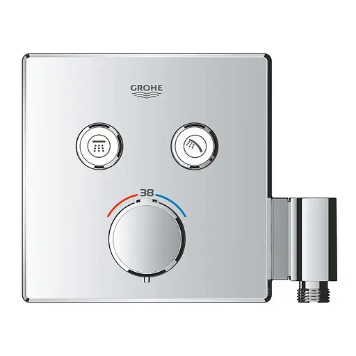 Душова система прихованого монтажу термостатична Grohe QuickFix Precision Smartcontrol Cube 34876000, Хром - фото 5