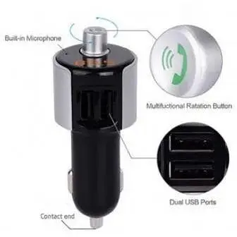 Автомобільний ФМ блютуз модулятор для автомагнітоли в машину G9 Usb Fm трансмітер для автомобіля - фото 2