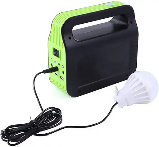 Солнечная зарядная станция COBA CB-999B с 2 лампочками + LED фонарь - фото 4