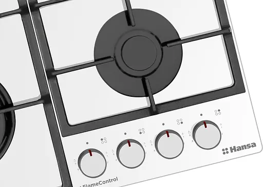 Варочная поверхность газовая Hansa 59 см чугун белый - фото 2