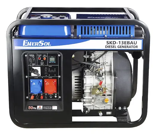 Генератор дизельний EnerSol 12/13 кВт електростартер SKD-13EBAU - фото 1