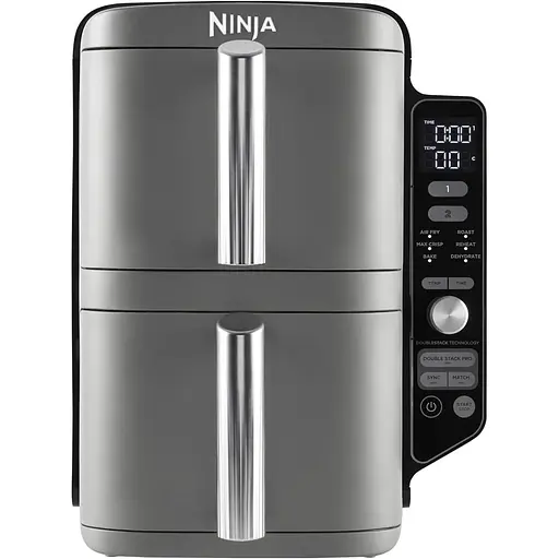 Мультипіч (аерофритюрниця) NINJA Double Stack XL 2-Level Air Fryer 9.5L (SL400EU) - фото 1