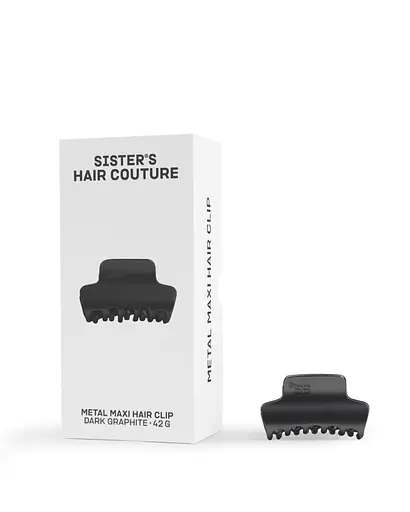 Заколка для волос Matte dark graphite Maxi металлическая 50 г - фото 2