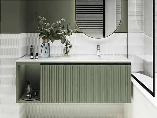 Умивальник Miraggio Jessel 1200 R 0001056, Білий - фото 7