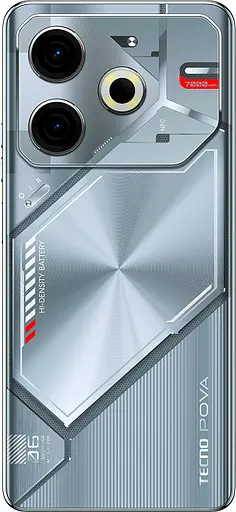 Смартфон Tecno Pova 6 NEO LI6 678" 8/128ГБ 2SIM 7000мА/год Starry Silver - фото 6