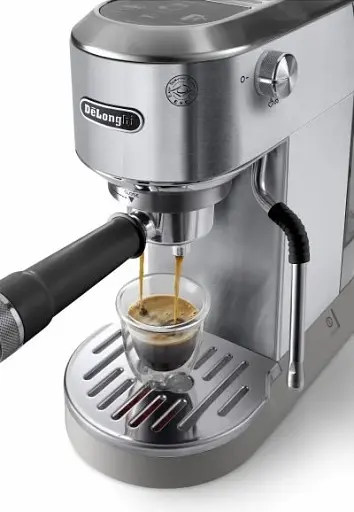 Кофеварка рожковая DELONGHI Dedica Duo EC890.M Silver UA - фото 6