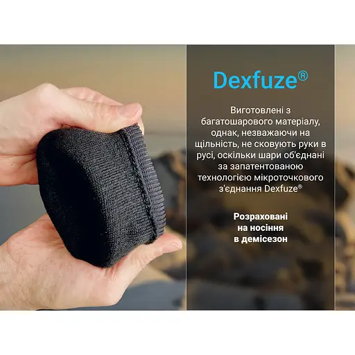 Перчатки водонепроницаемые DexShell StretchFit 2.0 Gloves размер S черные - фото 3