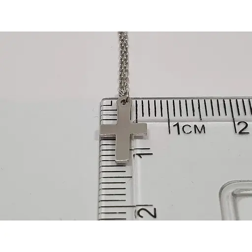 Срібне кольє Qvaliz Хрестик. 90801328 - фото 3