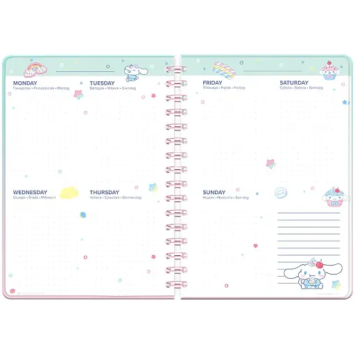 Щоденник на спіралі Kite Cinnamoroll тверда обкладинка (CR26-438) - фото 3