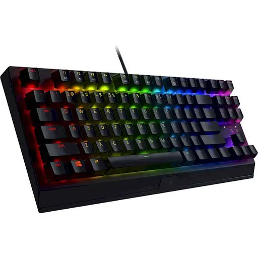 Клавіатура Razer BlackWidow V3 TKL RGB Green USB Black (RZ03-03490700-R3R1) - фото 3