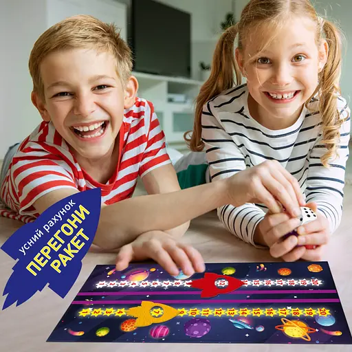 Развивающая игра для детей "Космоматематика" Magdum ME5032-16, 2в1, 2 поля для игры - фото 4