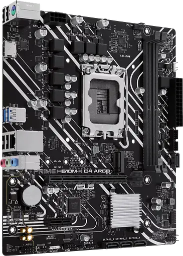 Материнская плата Asus H610M-K D4 ARGB Prime Socket 1700 - фото 1