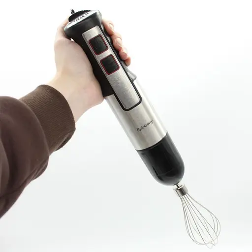 Занурювальний блендер Rainberg-2293B 6в1 з підставкою Чорний 1200 Вт - фото 7