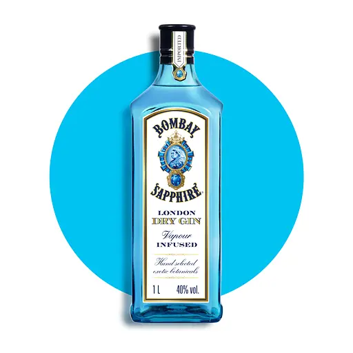 Джин Bombay Sapphire London Dry Gin 47% 1 л х 2 шт. - фото 2