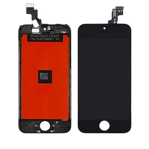 Дисплей для Apple iPhone 5C з чорним тачскрином HC - фото 1