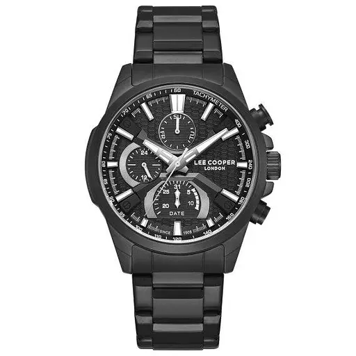 Чоловічий наручний годинник Lee Cooper Brighton (Чорний)