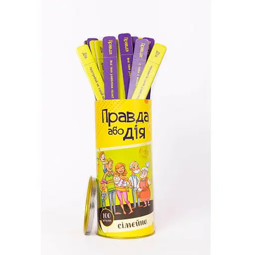 Настільна гра Fun Games Shop Правда або Дія: Сімейна (укр.) (FGS23) - фото 1