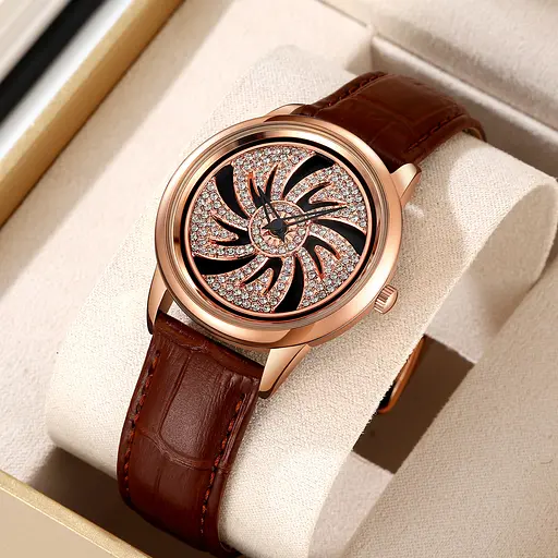 Наручний годинник жіночий 2179BN Brown Skmei acs0030179 - фото 4