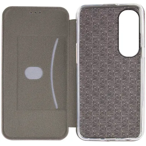 Кожаный чехол-книга Classy для Oppo A60 4G Серый - фото 3