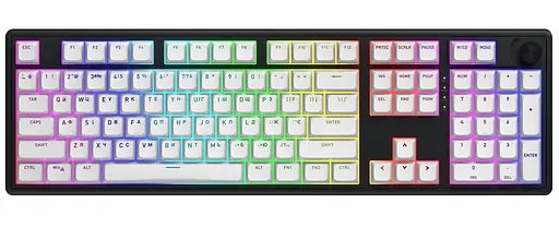 Клавіатура HATOR Skyfall 100 Wireless Black White (HTK3100UA) - фото 1