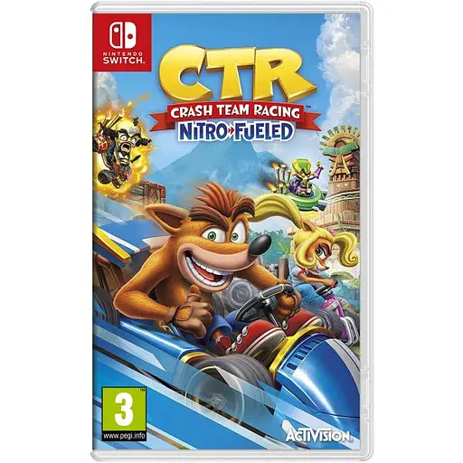 Nintendo Switch Gray + Гра Crash Team Racing Nitro-Fueled - фото 6