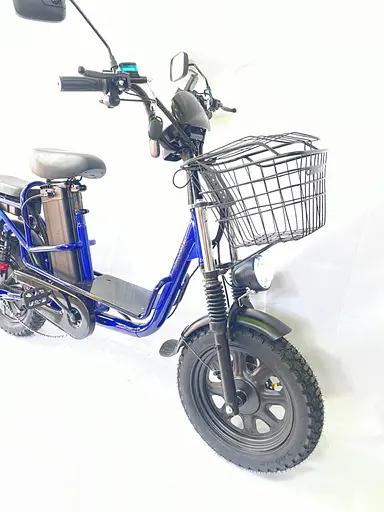 Электровелосипед двухместный Minako Monster (2000W 60V 36Ah) + Тормоз гидравлика Синий - фото 3