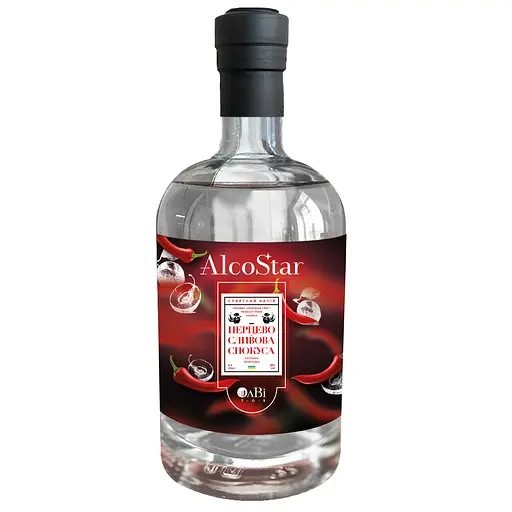 Напій спиртний AlcoStar Перцево-сливова спокуса 38% 0.5 л