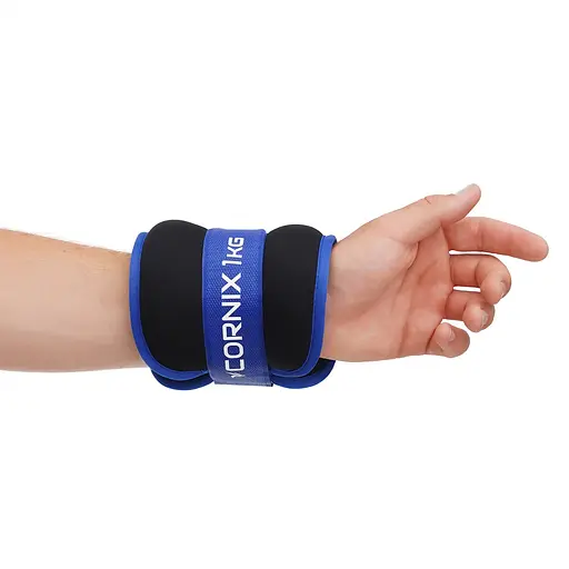 Утяжелители-манжеты Cornix для ног и рук 2 x 1 кг XR-0173 - фото 2