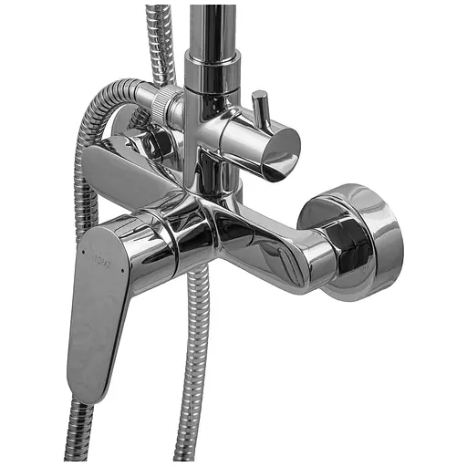 Душова система Topaz Zara TZ 13702-H37, Хром - фото 6