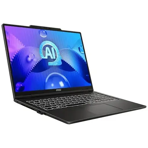 Ноутбук MSI Venture 16 AI A1MG-038XRO, 16 inch 2048 x 1280, Intel Core Ultra 7 155H 16 C/22 T, 2.5 GHz - 4.8 GHz, 24 MB cache, 28 W, 16 GB DDR5, SD operare, сірий