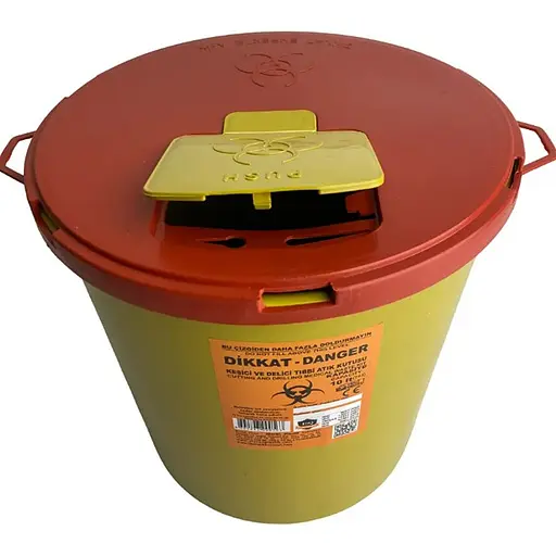 Контейнер для сбора медицинских отходов Afacan 10 л EA 100 - фото 1