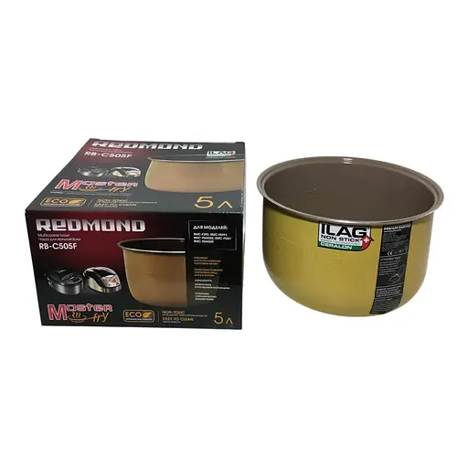 Чаша с керамическим покрытием для мультиварки Redmond FM4502, FM4520, FM230, RMK-M451, RMK-M452, FM91 RB-C505F