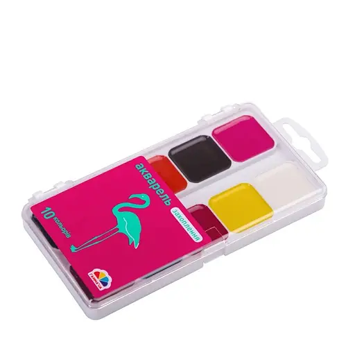 Акварельні фарби "Захоплення" ГАММА'UA 200104, 10 кольорів - фото 1