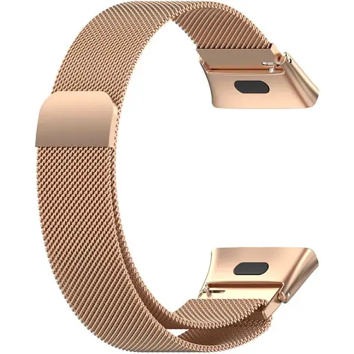 Ремешок DK для Xiaomi Redmi Watch 3 Metal Milanese Loop Magnetic (rose gold) - фото 2