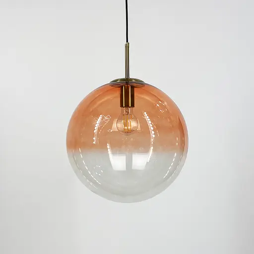 Підвіс зі скляним плафоном з градієнтом рожевого Ø 30 см | Арт. AA 321-300 PK | Line F - фото 4