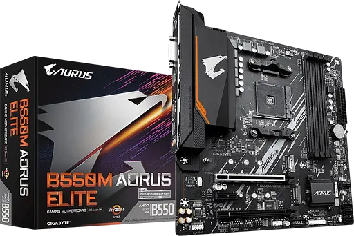 Материнська плата Gigabyte B550M AORUS ELITE 1.3 Socket AM4 (B550M AORUS ELITE 1.3)