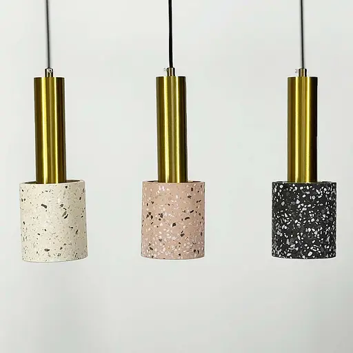 Підвіс MELODY із рожевим бетонним плафоном в стилі Ар-деко Line.F MJ 164/1 PK - фото 8