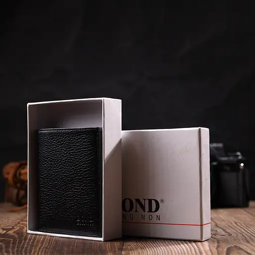 Кожаный мужской кошелек Bond 9.5х11.5х1 см acs0026905 - фото 9