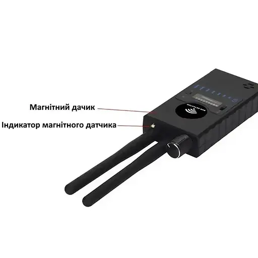 Детектор Protect G528 жучков и прослушки, беспроводных камер, трекеров на магните - фото 6