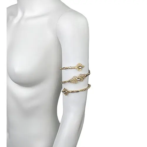 Браслет ажурний з камінням - фото 1