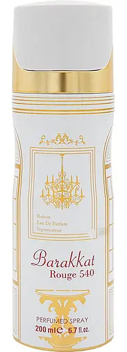 Дезодорант Fragrance World Barakkath Rouge 540 дезодорант 200мл 200 мл