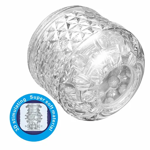 Мастурбатор Pretty Love Cary (прозорий) - фото 2