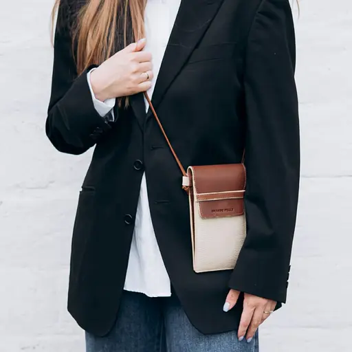 Мини сумка чехол для телефона Grande Pelle 18.5х10.5х3.5 см sum0028482 - фото 3